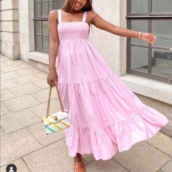 Last😍Zara  poplin midi dress bloggers fav - Picture 9 of 17